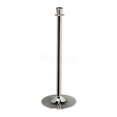 Lavi Industries Tulip Post, 38"H Chrome Finish, Post Only 51410